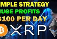 Simple Scalping Strategy to Make $100 a Day Trading as a Beginner | Cryptocurrency Tutorial