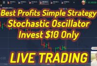 99% Winning Strategy Best Profits | Live Trading | Binary Options Iq | Stochastic Oscillator | MACD