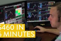 [LIVE] Day Trading | How I Made $460 in 5 Minutes (from start to finish…)