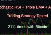 Stochastic RSI + Triple EMA + ATR Trading Strategy Tested over 2000 times with Bitcoin Hourly Data