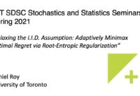 Stochastics and Statistics Seminar – Spring 2021 – Daniel Roy
