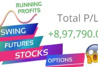 +8,97,790 Profits running | Swing Trading futures options trading | Best swing strategy FNO | Stocks