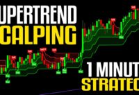 SIMPLE 1 MINUTE SUPERTREND scalping strategy with 200 EMA /  Day Trading Crypto, Forex, Stocks