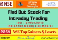Stock Scan Strategy for Intraday Trading (RSI STOCHASTIC Combination WORKS LIKE MAGIC!!)