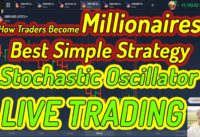 How Traders Become Millionaire? Simple Strategy Live Trading Binary Options Iq Stochastic Oscillator