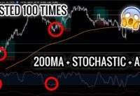 The Best 200MA + Stochastic + ATR Trading Strategy Practised 100 Times.