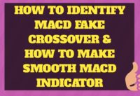 How To Identify & Avoid  Fake Cross Over In MACD |How To Add Moving Average Over MACD |Fun Techni