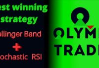 Olymp Trade Winning Strategy 2021| Win Trades by Bollinger band and Stochastic RSI Strategy.