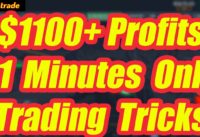 $1100+ Profits In 11 Minutes | Excellent Real Binary Options Trading Strategy Stochastic Oscillator