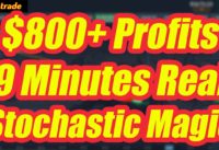 World Magical Trading Strategy | $800+ Profits | Binary Pocket Iq Options Stochastic Oscillator Real