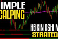 SIMPLE HEIKIN ASHI MTF scalping strategy with 200 EMA /  Day Trading Crypto, Forex, Stocks