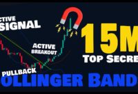 15 Minute Trading Strategy : Pullback Magnetic System Vs The Best Bollinger Bands Secret (100% New)