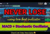 Easy strategy use two indicators MACD+Stochastic Oscillator in pocket option-Binary option steategy
