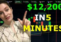 $12,200 in 5 Minutes | Excellent IQ Option Strategy