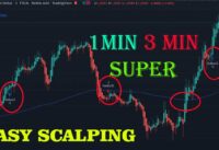 The easiest 1-minute scalping strategy Long Short Entry ema trading strategy