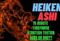 Heiken-Ashi Candle Strategy Testing | What are my thoughts on 15 minute chart?