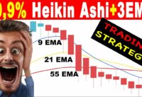 The BEST Heiken Ashi + 3 EMA Scalping Trading Strategy || Very High Winrate
