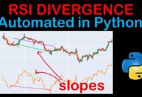 RSI Divergence Automated In Python For Algorithmic Trading