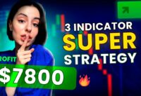 Pocket Option: 3 Indicator Super Strategy 🤑 | Profit $7800🔥