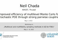 Neil Chada – Improved efficiency of multilevel Monte Carlo for stochastic PDE