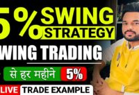 5% Swing Strategy | Live Swing Trading