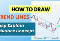How To Draw Trend Lines ! Secret Strategy ! Easy Explain #howtodrawtrendline #trendlines
