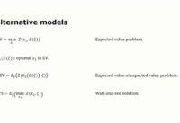 Stochastic Programming with Recourse – evaluating stochastic solutions