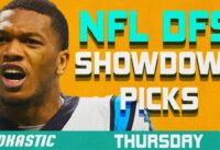 Showdown NFL DFS Strategy TNF Week 10 Falcons vs Panthers | Thursday Night Football