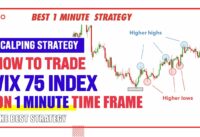 Vix 75 index scalping – 1 minute strategy, The best approach