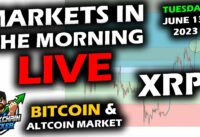 MARKETS in the MORNING, 6/13/2023, XRP, Emails RELEASED, CPI BEAT, Stocks, Bitcoin and Altcoins UP