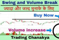 Swing trading with volume – (stock , forex and currency market) By Trading Chanakya 🔥🔥🔥