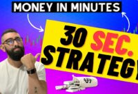 FAST & ACCURATE 30 SECOND BINARY OPTIONS STRATEGY | 100% WIN RATE LIVE TRADING