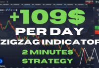 EARN +109$ PER DAY | ZIGZAG + KELTNER CHANNEL + STOCHASTIC OSCILLATOR INDICATOR | POCKET OPTION