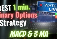 HIGH PROFIT BINARY OPTIONS STRATEGY for Beginners | 3 MOVING AVERAGES & MACD | LIVE TRADING 🤑💯