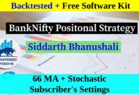 Bank Nifty Strategy | 66 MA + Stochastic Strategy Backtest + Free Kit | Siddharth Bhanushali