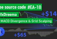 🚀Forex EA MACD Divergence & Grid Scalping Strategy + Martingale – Free source code EA-18 by fxDreema