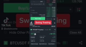 Swing Trading Crypto! #bitcoin #crypto #trading #binance #trader