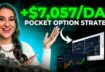 POCKET OPTION STRATEGY | FROM $31 to $7,057 | TRADING STRATEGY FOR EVERYONE