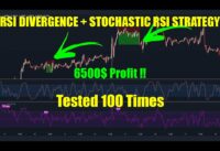 Trading Strategy Makes 6500$ Profit  – RSI DIVERGENCE + Stochastic Indicator