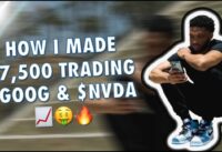 How I made $7,500 (Overall) Trading $GOOG & $NVDA! Swing Trading!