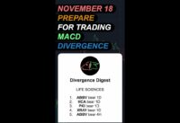 November 18, Prepare for trading #ABBV #HCA #PKI #XRAY #macd #divergence #trading