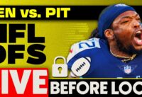 NFL DFS Showdown Live Before Lock | Titans-Steelers TNF Week 9 Picks