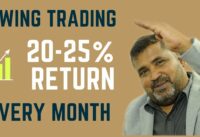 SWING TRADING 20-25% RETURN EVERY MONTH | #swingtrading #intraday # options #trading #live
