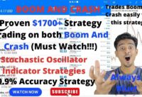 Profitable Boom and Crash Strategy Proven $1710 using stochastic oscillator
