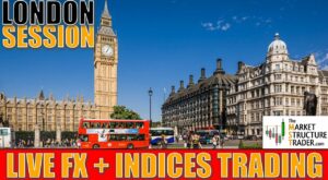 Trading Forex & Indices – London Live Session, 25th August 2023