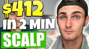 $412 In 2 Minutes With This 1 Minute Scalping Strategy | Live Forex Trading