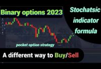 Binary options strategy | how to use stochastic indicator in binary options | pocket option |99% win