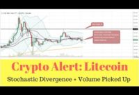 Stochastic Divergence On Litecoin & Volume Picked Up Today