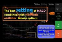 The best setting of MACD combined with stochastic oscillator || binary options