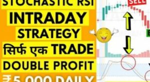 stochastic Rsi trading strategy | stochastic oscillator trading strategy Best Intraday | Earn 5,0000